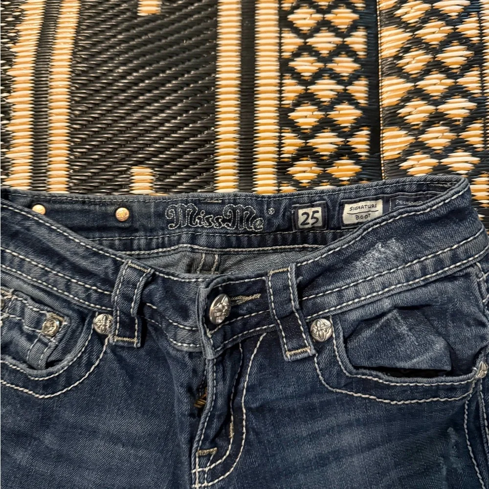 Miss me jeans cut off shorts size 25 great look - Picture 2 of 4